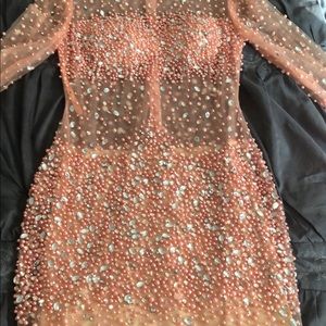 Gem studded dress